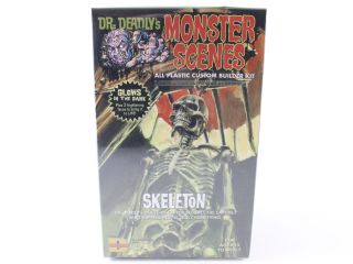 Dencomm Monster Scenes Glow In The Dark Skeleton Dr.  Deadlys Kit