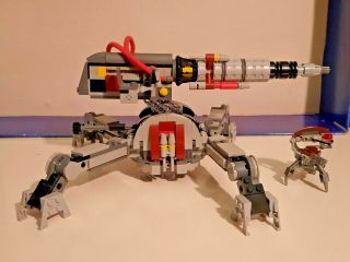 2014 Lego Star Wars Republic Av - 7 Anti - Vehicle Cannon 75045 - Complete Build