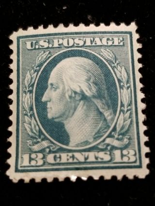 Us Stamp Scott 339 13c President George Washington 1908 Mnh Centered