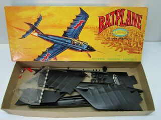 Vintage 1966 Aurora Batman Batplane Plastic Model Kit