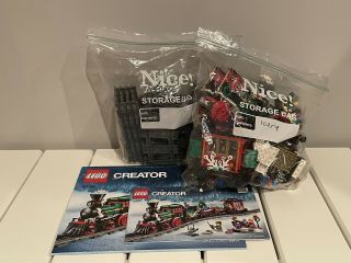 Lego Creator Winter Holiday Train (10254) - Built Once