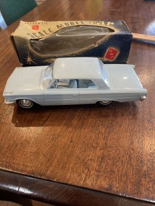 Amt 1963 Blue Ford Galaxie Hardtop Promo Car Friction Motor