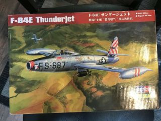 Hobby Boss 1:32 F - 84e Thunderjet Plastic Model Kit 83207 Fighter Bomber Aircraft