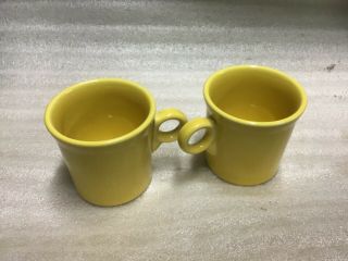 Fiesta Ware Fiestaware Mug Cup Hlc Yellow Coffee Mug Usa