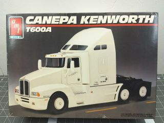 Canepa Kenworth T600a Tractor Truck Amt Ertl 1:25 Model Kit 6020 Open Box