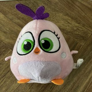 6 " Pink Angry Birds Hatchlings Plush Toy Soft