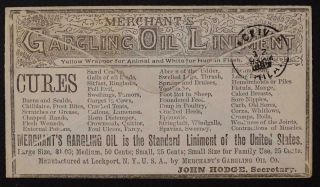 1887 Gargling Oil Medicine Ad Cover 2¢rate Pair 206 Burlington Ks To Pa B5s1 - 15