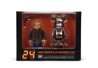 Medicom Toy Box Set Kubrick,  Bearbrick 100 Jack Bauer 24 Be@rrick Be@rbrick 24