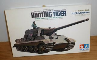 Tamiya 1/35 Scale Model German Military Tank Motorized Hunting Tiger Destoryer