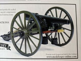 Guns Of History Ms4008 Parrott Rifle 10 - Pounder Model 1861 Cannon 1:16 Scale