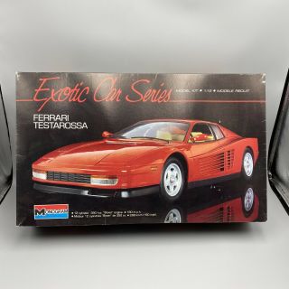 Monogram 2803 Ferrari Testarossa Exotic 1/12 Scale Model Kit