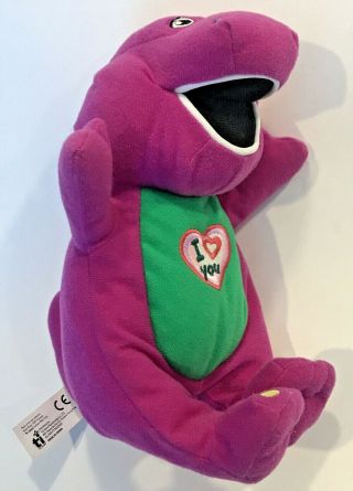 Barney The Purple Dinosaur Plush 9” Singing I Love You Song 2011 Lyons