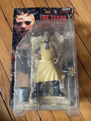 Gunnar Hansen Signed The Texas Chainsaw Massacre Movie Maniacs Figure