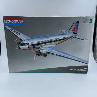 Eastern Airlines Douglas Dc - 3 Airliner Monogram 5610 Wrapped 1:48 1992 Issue