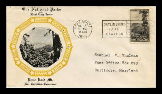 Dr Jim Stamps Us Great Smoky Mountains National Parks Fdc Scott 749 Cover