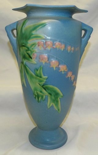 Roseville Usa Art Pottery 974 - 12 " Bleeding Heart Vase