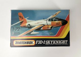 Vintage L213 Matchbox Model Kit Pk - 134 - F3d - 2 Skyknight - 1/72 Open Box