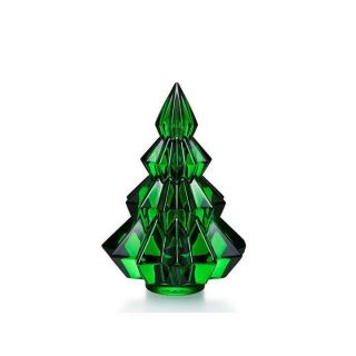 - Factory Box - Baccarat Crystal Aspen Fir Christmas Tree - Green