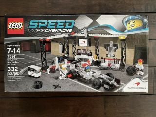 Lego 75911 Speed Champions Mclaren Mercedes Pit Stop - Factory