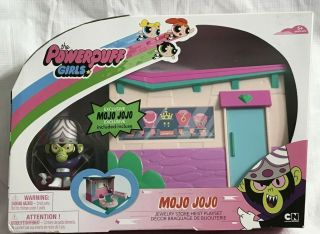 The Powerpuff Girls Mojo Jojo Jewelry Store Heist Playset Cn Spin Master