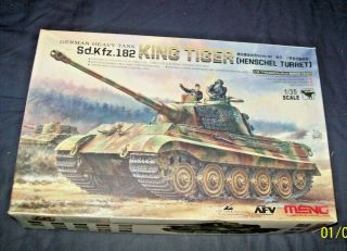 Meng 1/35 Scale German Heavy Tank King Tiger Tank Model Kit