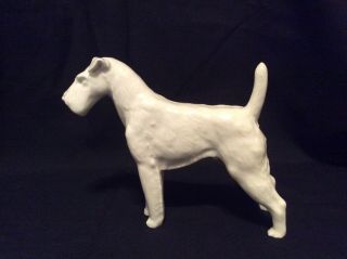 Meissen Porcelain Dog - Large Wire Haired Terrier 0238 ‘erich Oehme’