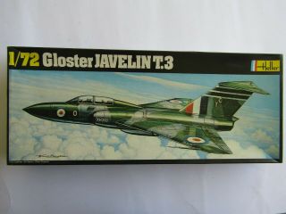 Heller Gloster Javelin T.  3 1/72 Scale