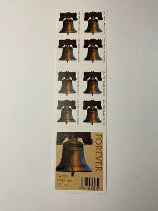 2007 Liberty Bell - Booklet Of 20 Usps Forever Stamps