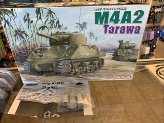 1/35 Dragon 6062 M4a2 Sherman Tarawa W/tank Workshop Wading Stacks
