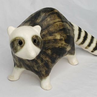 Annelise Wade Canadian Ceramic Pottery Strawberry Hill Werkshop Raccoon Figurine