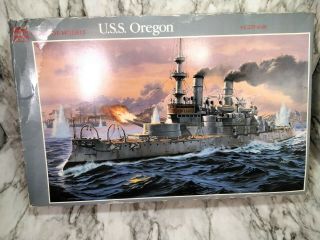 Uss Oregon Glencoe Models Battleship 1/225 Model Kit 08 - 301