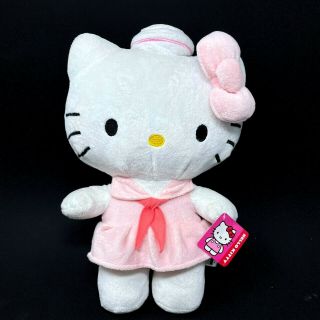 Sanrio Hello Kitty Plush 7 " Pink Sailor Dress Cap 2012 - Rare