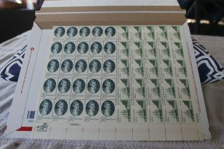 1977 Full Sheet Us Stamp $.  13 Cent Scott 1732 Cook Two Design