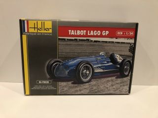 Talbot Lago Gp - Heller - 1/24 - Box & Parts Opened