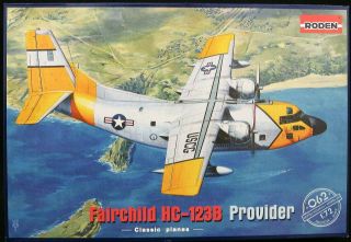 1/72 Roden Models Fairchild C - 123b Provider U.  S.  Coast Guard Transport
