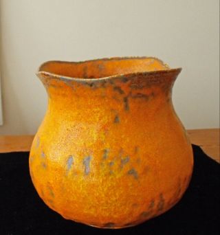 vintage Royal Haeger Orange Peel Lava Glaze vase urn pot FANTASTIC BEST OF BEST 2