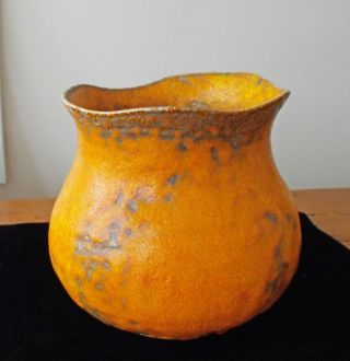 vintage Royal Haeger Orange Peel Lava Glaze vase urn pot FANTASTIC BEST OF BEST 3