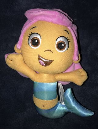 Nickelodeon Jr.  Bubble Guppies - 10” Molly Plush Dolls Pink Hair Satin Tail 2015
