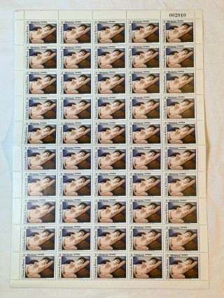 Panama Nude Lady 1 Cent Stamp Full Sheet Of 50