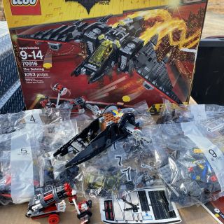 Lego Batman Movie 70916 The Batwing Retired Rare Started Comes W/box