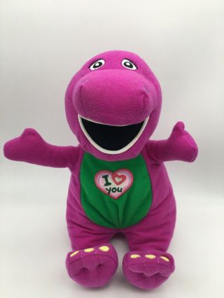 Barney The Purple Dinosaur Plush 9” Singing I Love You Song 2013