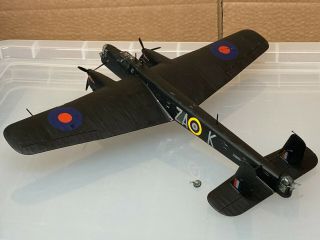 Armstrong Whitworth Whitley V,  1/72 Scale,  Built & Finished For Display,  Good.