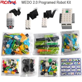 For Leg Wedo 2.  0 Programed Robot 45300 Building Block Power Function Diy Kit