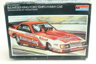 Monogram Kenny Bernstein Budweiser King Tempo Funny Car 1:24