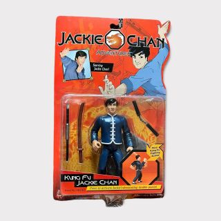 2001 Playmates Jackie Chan Adventures Kung Fu Jackie Chan Action Figure