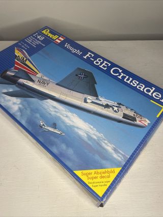 1/48 Vought F - 8e Crusader Us Navy Jet Fighter By Revell 4547