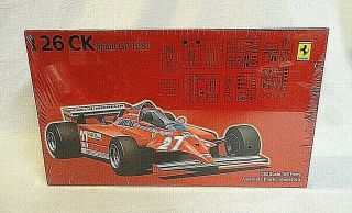 Look 2008 Fujimi 1981 Grand Prix Ferrari 126 Ck Race Car 1/20 Model Kit