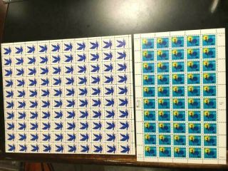 Scott 2877 - " G & H " Rate Make - Up Stamp 2 Sheets Mnh (g Sheet Of 100/ H 50 Stamps)