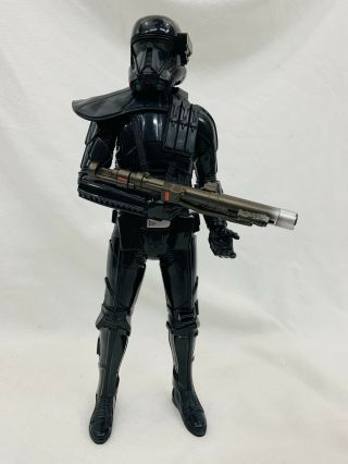 Star Wars Black Electronic Imperial Death Trooper Lights Up Blaster Sounds