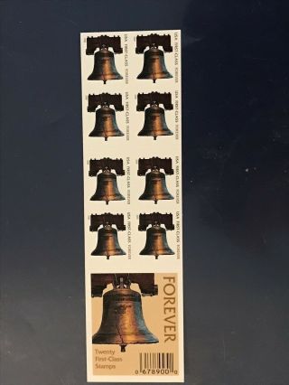 Us Stamp 2007 4126a Liberty Bell Booklet Of 20 Forever Stamps Mnh